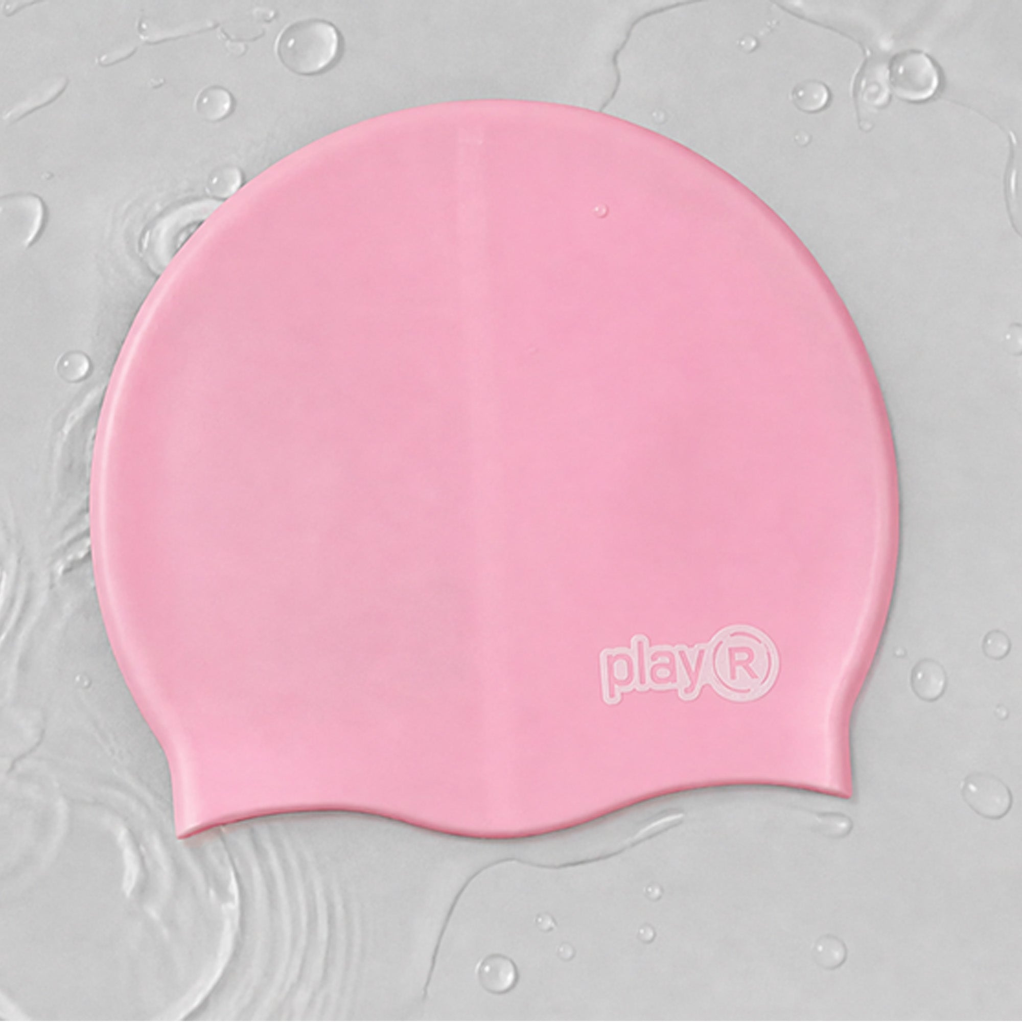 Adult Swimming Silicone Cap Performance — Pink Main image