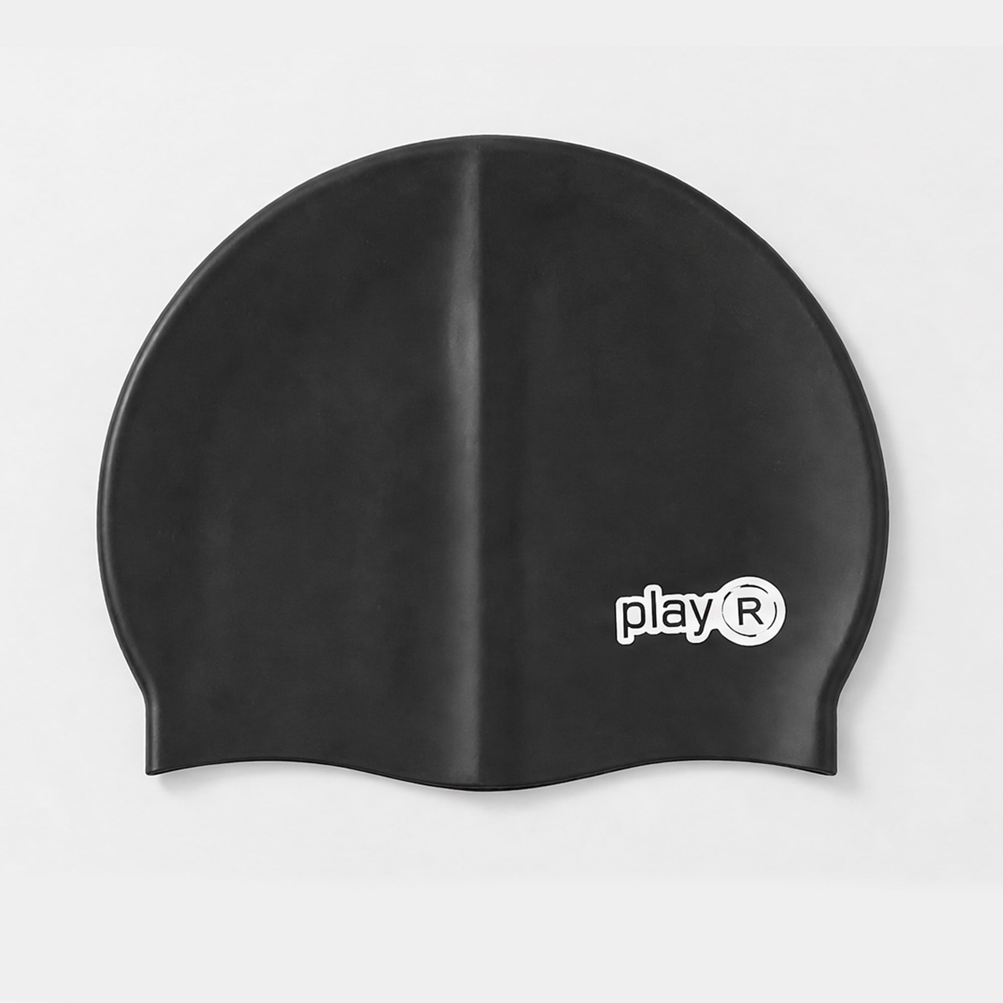 Adult Swimming Silicone Cap Performance — Black Main image