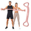 playR Silicon Puller Resistance Band 8-10 Kgs Pink