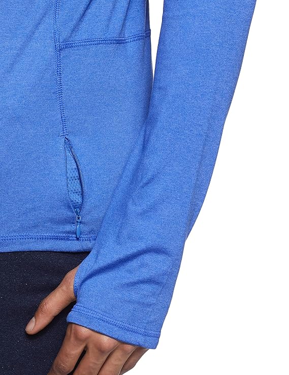 Run Essentials Quarter Zip Blue Sweatshirt Men