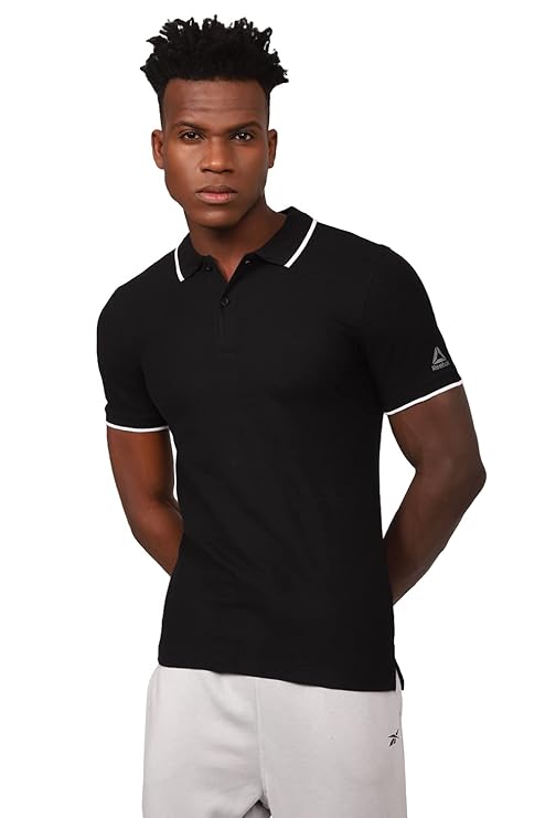 Reebok Men Adult Lifestyle Reebok TE Polo Shirt Regular fit Cotton T-Shirt for All Season