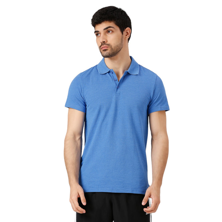 Adidas Men Adult Lifestyle Ess Base Regular fit Polo Neck Tshirt Poly Cotton for All Season