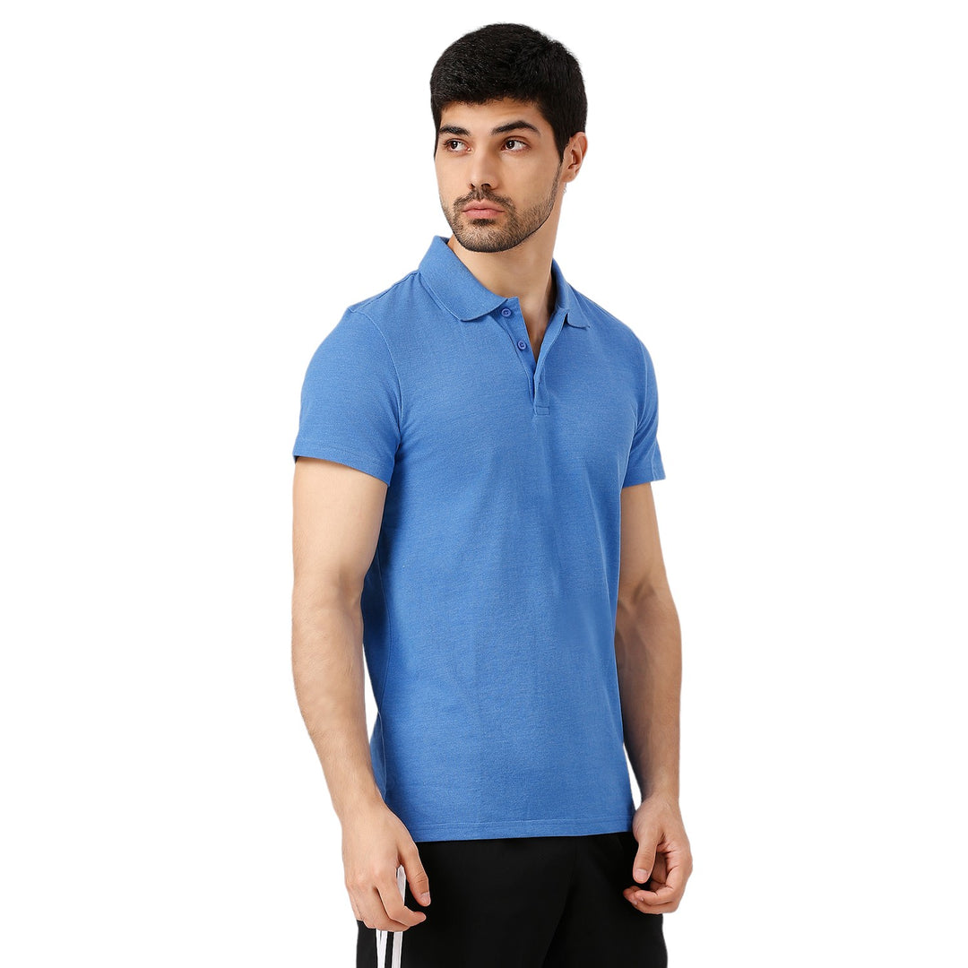 Adidas Men Adult Lifestyle Ess Base Regular fit Polo Neck Tshirt Poly Cotton for All Season