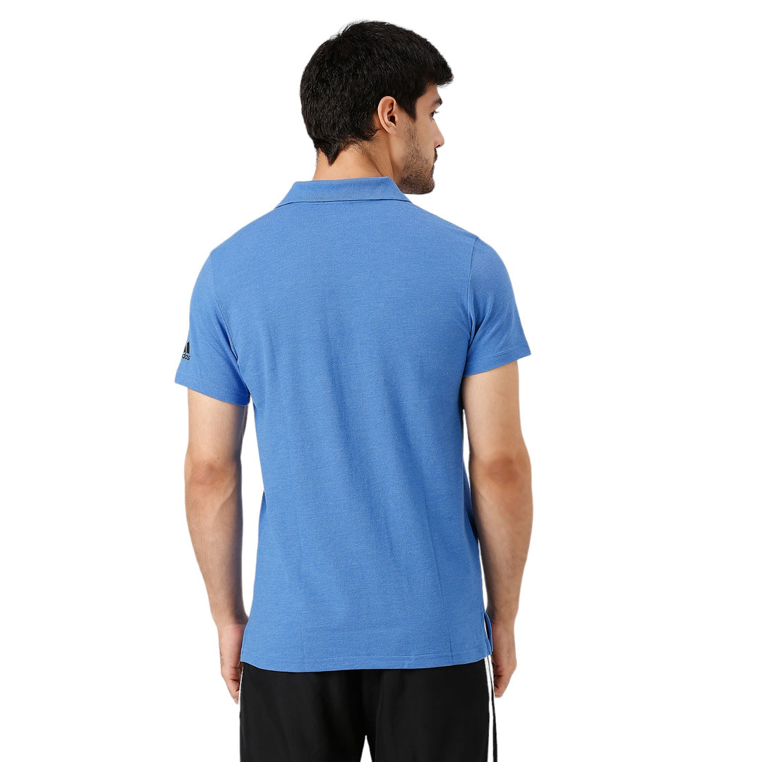 Adidas Men Adult Lifestyle Ess Base Regular fit Polo Neck Tshirt Poly Cotton for All Season