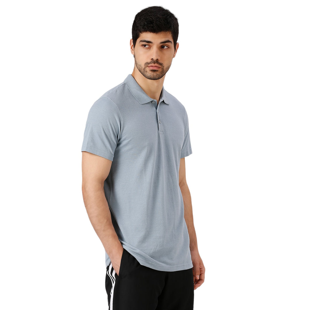 Adidas Men Adult Lifestyle Ess Base Regular fit Polo Neck Tshirt Poly Cotton for All Season