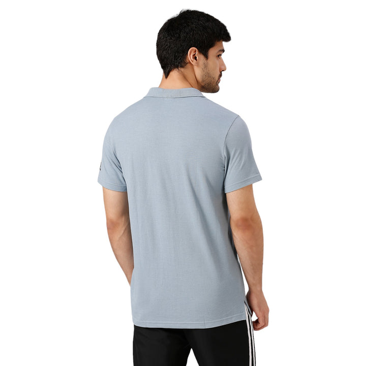 Adidas Men Adult Lifestyle Ess Base Regular fit Polo Neck Tshirt Poly Cotton for All Season