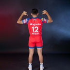 UP Yoddhas Match Jersey Primary PKL 2025 Adult Plain Half Sleeve