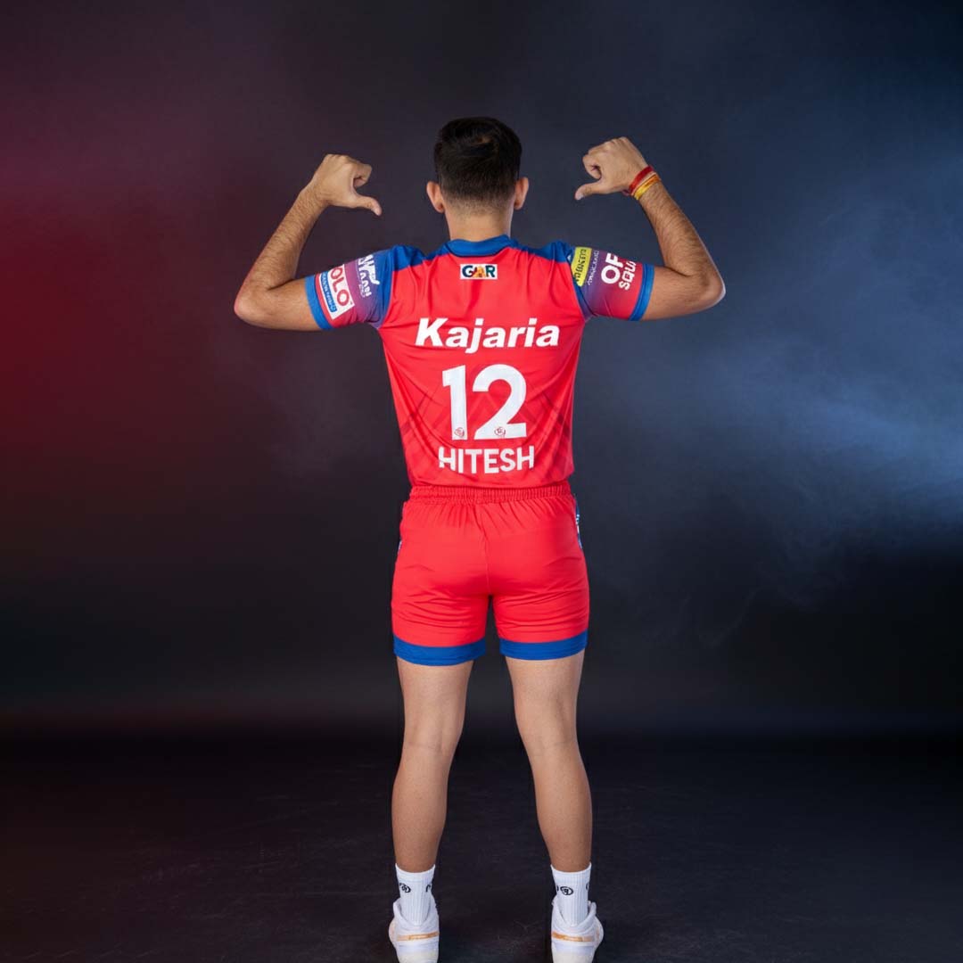 UP Yoddhas Match Jersey Primary PKL 2025 Adult Plain Half Sleeve