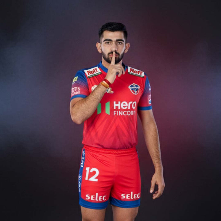 UP Yoddhas Match Jersey Primary PKL 2025 Adult Plain Half Sleeve