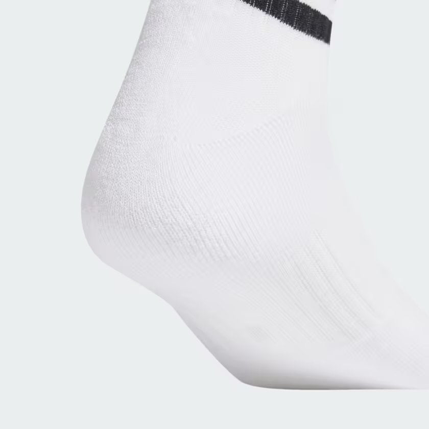 Adidas Unisex Adult Training 3-Stripes Cushioned Sportswear Mid-Cut Socks 3 Pairs Recycled Polyester for All Season