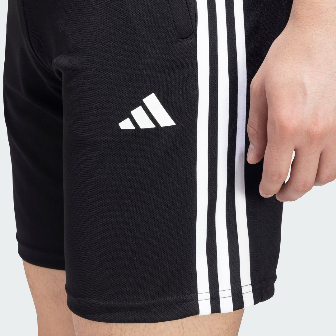 Adidas Men Adult Training Train Essentials Piqué 3-Stripes Training Shorts Regular Fit Polyester All Season