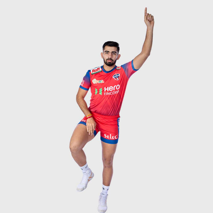 UP Yoddhas Match Jersey Primary PKL 2025 Adult Plain Half Sleeve