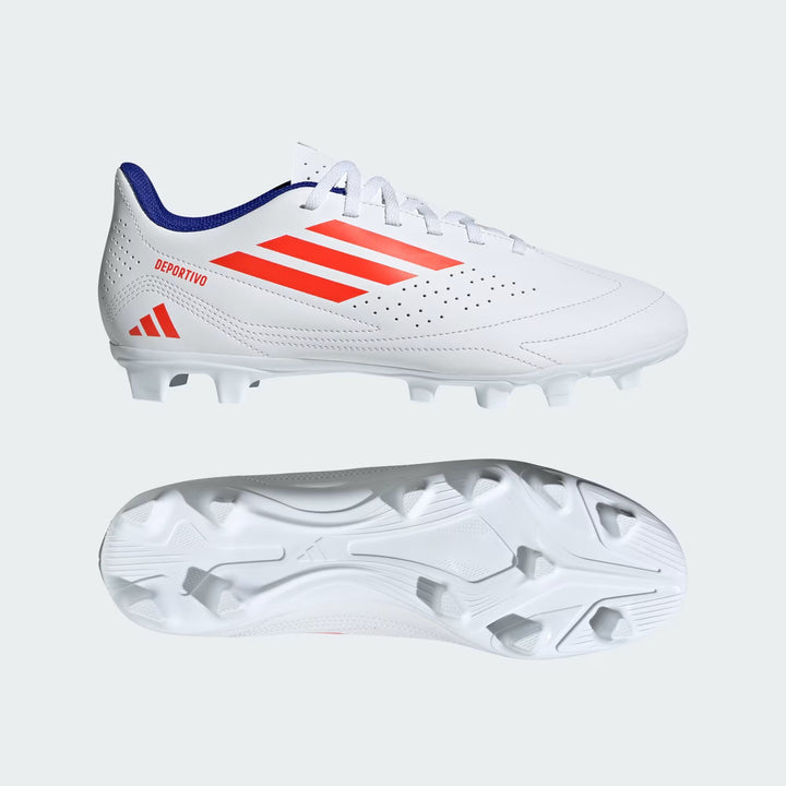 Adidas Men Adult Football Shoes DEPORTIVO III FLEXIBLE GROUND BOOTS Synthetic for All Season