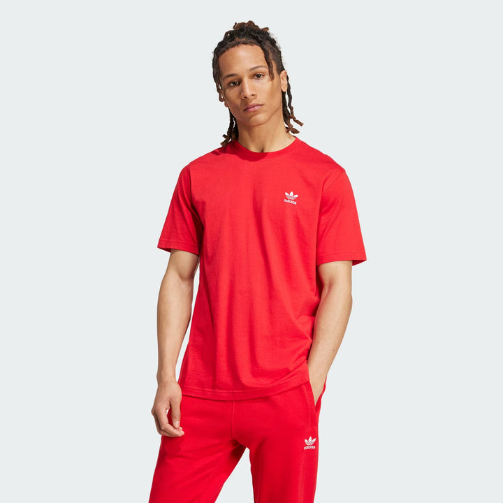 Adidas x Originals Men Adult Lifestyle Trefoil Essentials Tee Regular Fit Round Neck Cotton for All Season