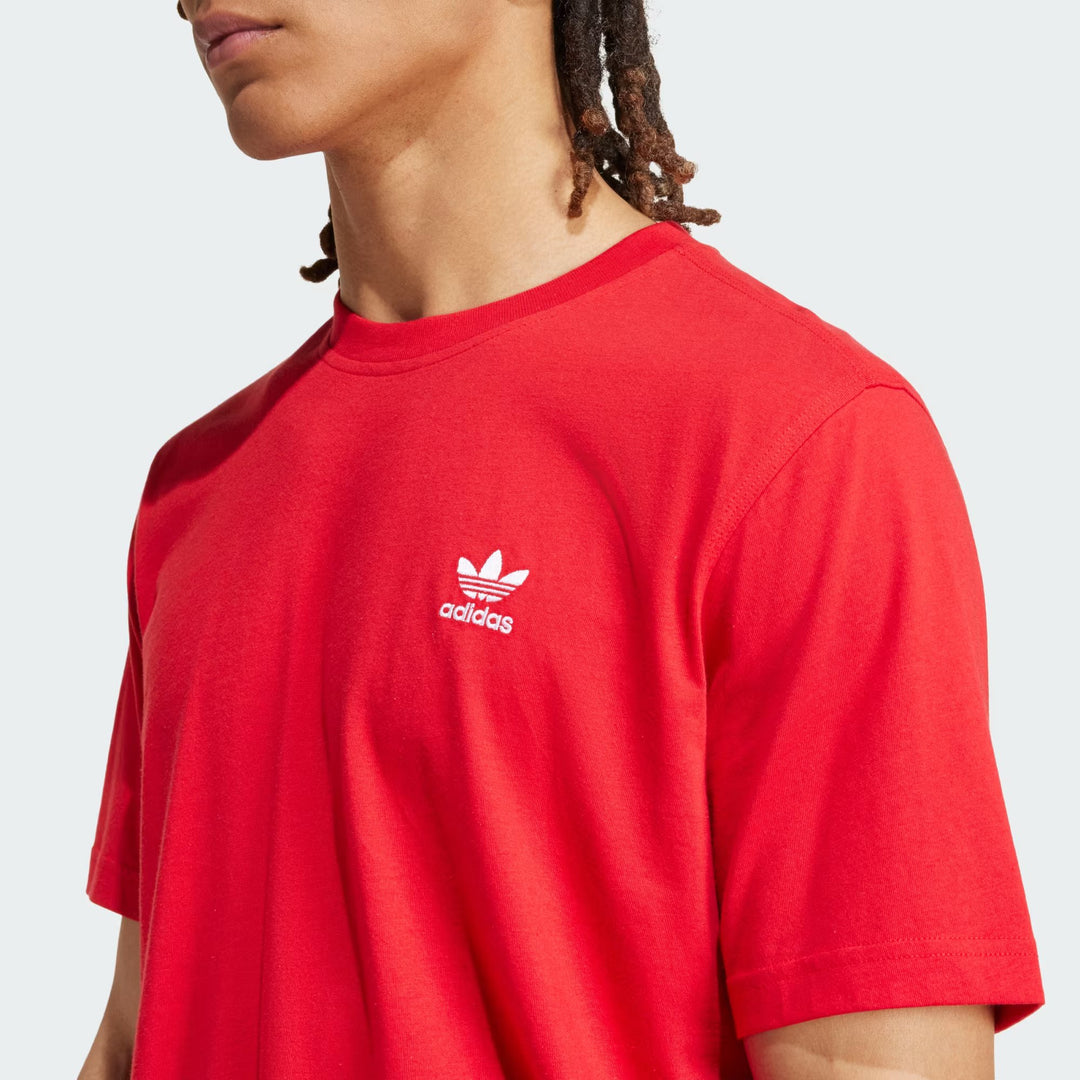 Adidas x Originals Men Adult Lifestyle Trefoil Essentials Tee Regular Fit Round Neck Cotton for All Season