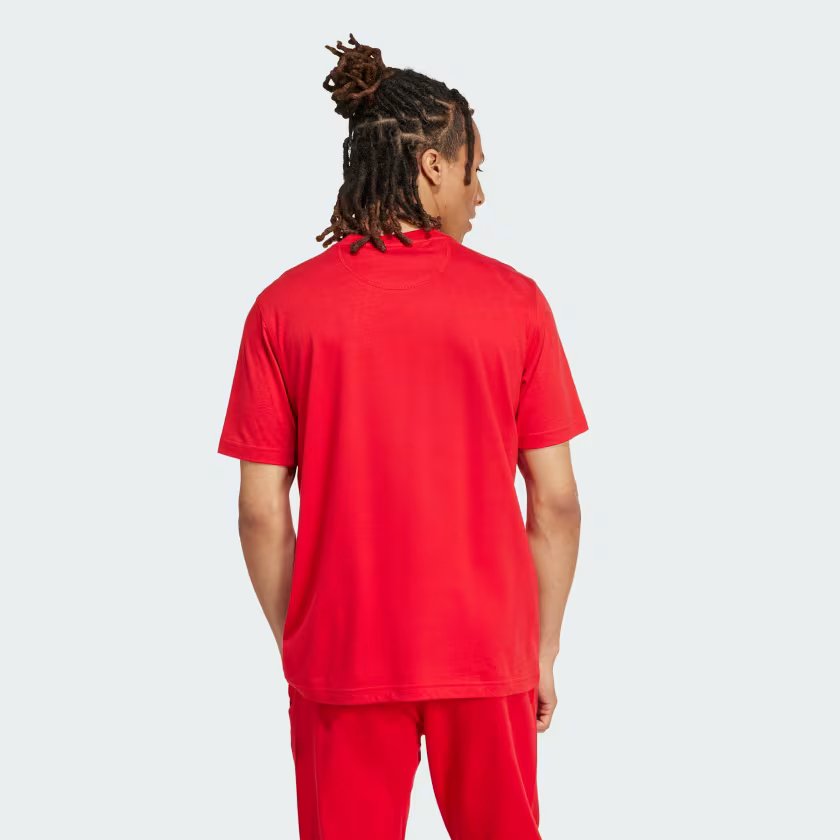 Adidas x Originals Men Adult Lifestyle Trefoil Essentials Tee Regular Fit Round Neck Cotton for All Season