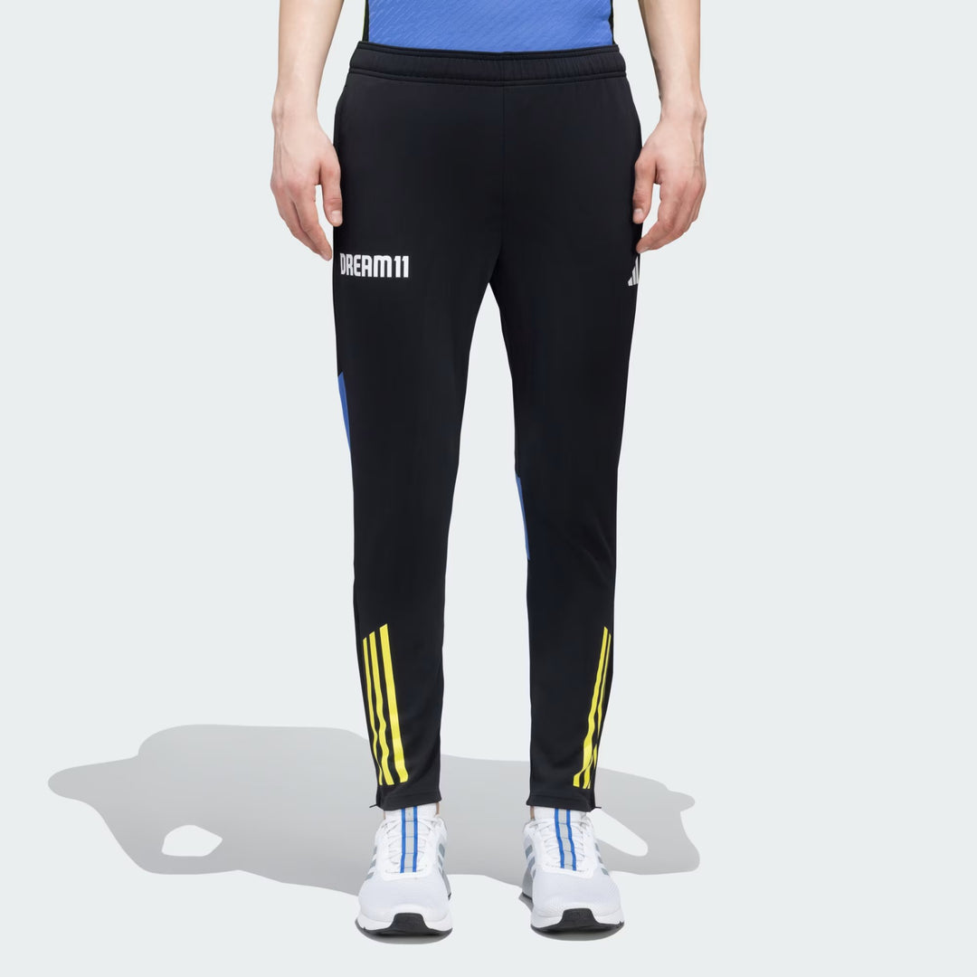 Adidas X Team India Men Adult Cricket Training Tiro Pants Regular Fit Polyester For All Season