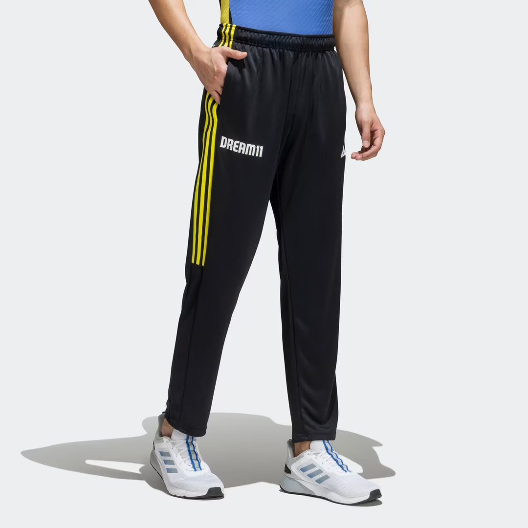 Adidas X Team India Men Adult Cricket Trn F Pants Regular Fit Polyester For All Season