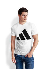 Adidas Men Adult Lifestyle  Regular fit T-Shirt  Polyester for All Season (Half Sleeve)