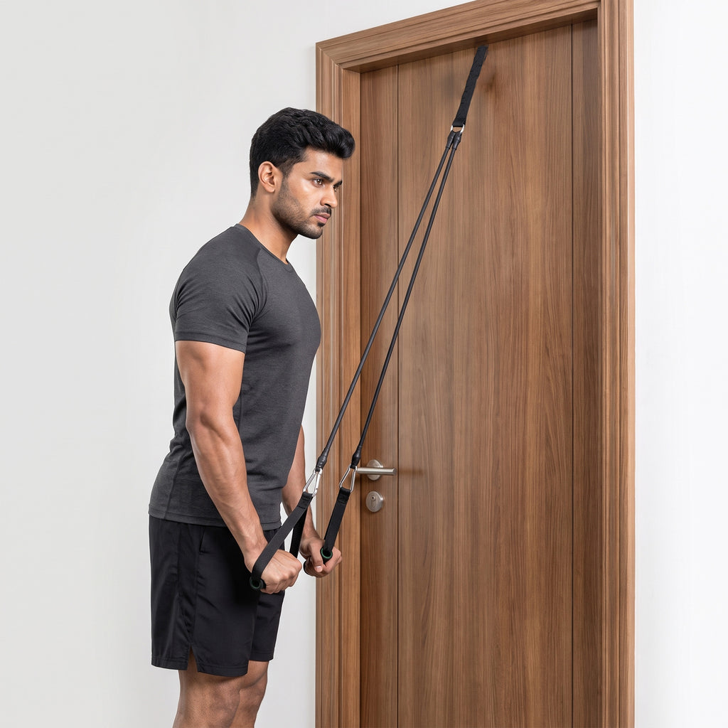 playR Door Anchor for Heavy Resistance Bands, Black Foam