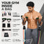 playR 11-Piece Resistance Band Set with Handles & Door Anchor