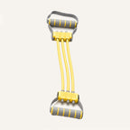playR Chest Upper Body Resistance Band, 3 Detachable Tubes 10-30 Kgs Yellow