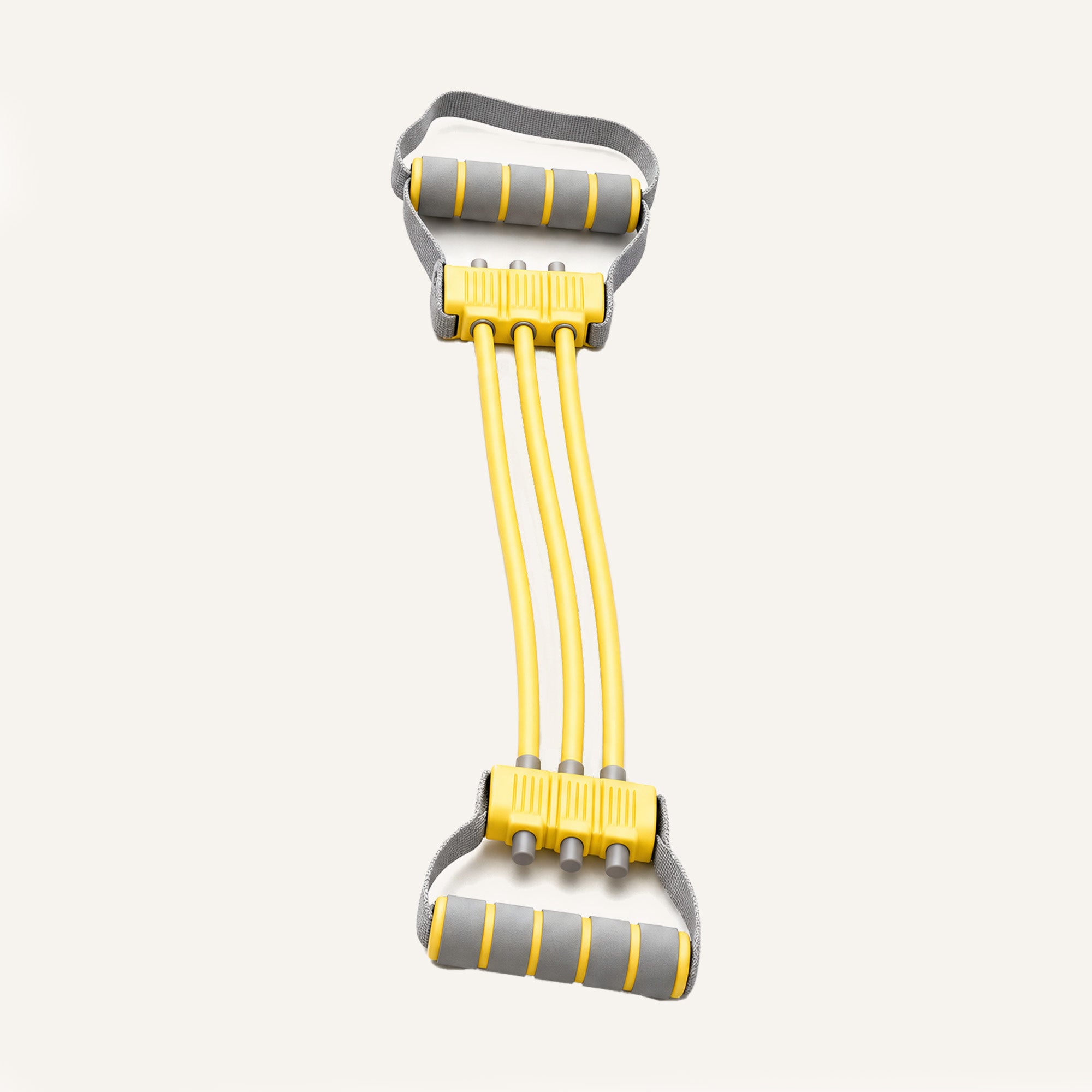 playR Chest Upper Body Resistance Band, 3 Detachable Tubes 10-30 Kgs Yellow