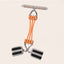playR Pedal Tummy Trimmer Resistance Band, 3 Detachable Tubes 10-30 Kgs Orange