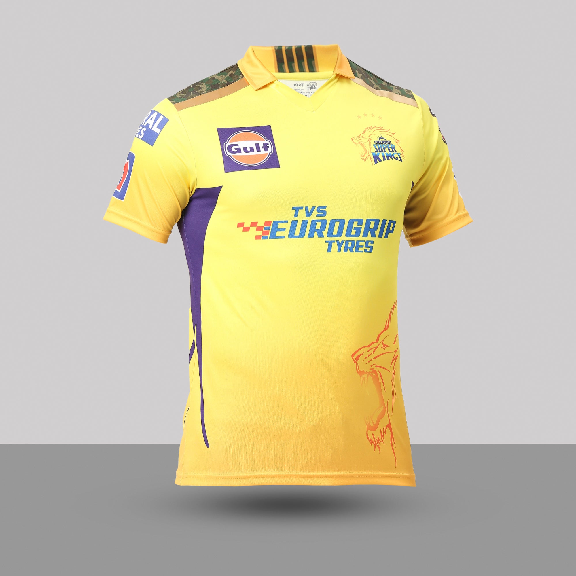 CSK Match Jersey 2023 - Plain - Kids