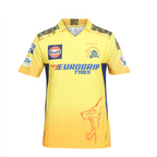 CSK Official Match Jersey 2024 - Plain (Half Sleeve)