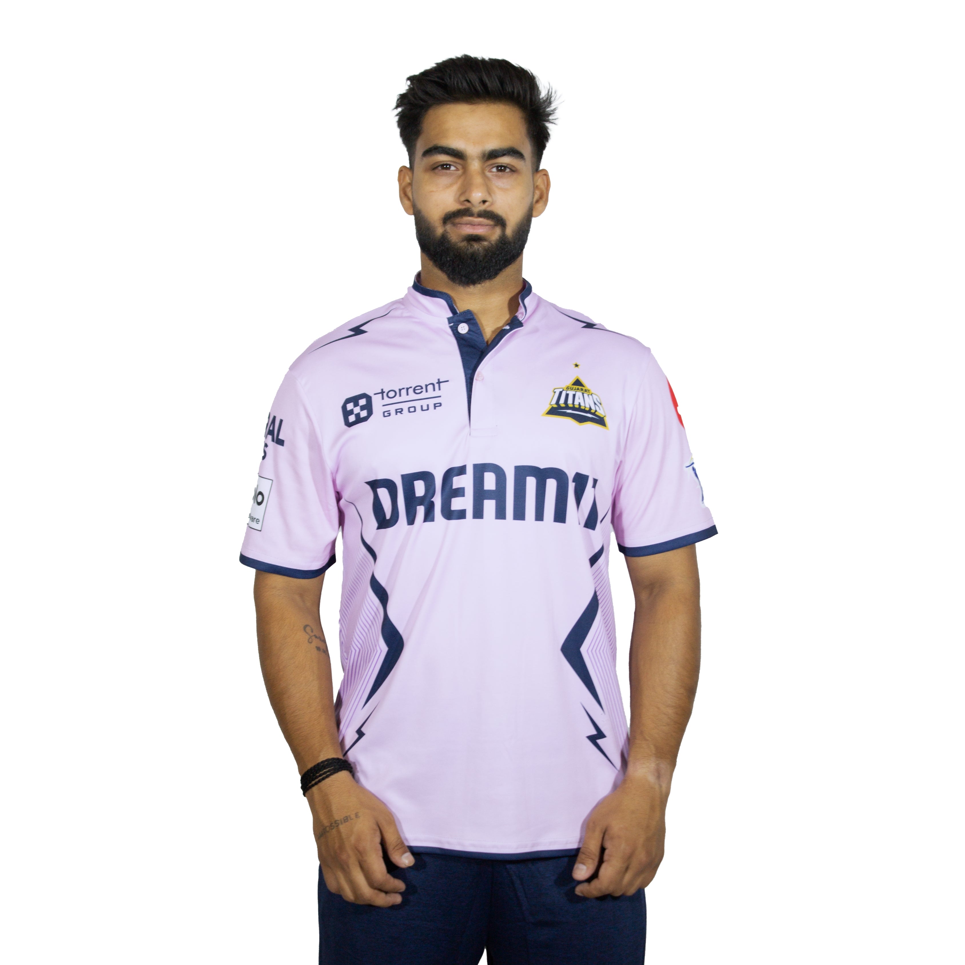 Gujarat Titans Lavender Replica Jersey Ipl 2025 Adult Half Sleeve Main image