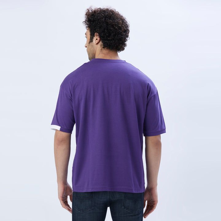 playR Unisex Adult Lifestyle KKR Iconic Tee Cotton Regular Fit T-Shirt for All Season IPL 2024