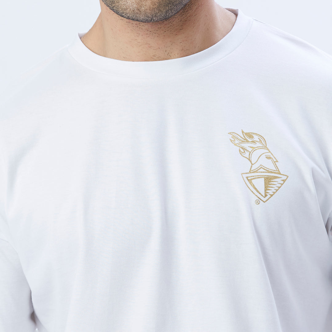 playR Unisex Adult Lifestyle KKR Iconic Tee Cotton Regular Fit T-Shirt for All Season IPL 2024