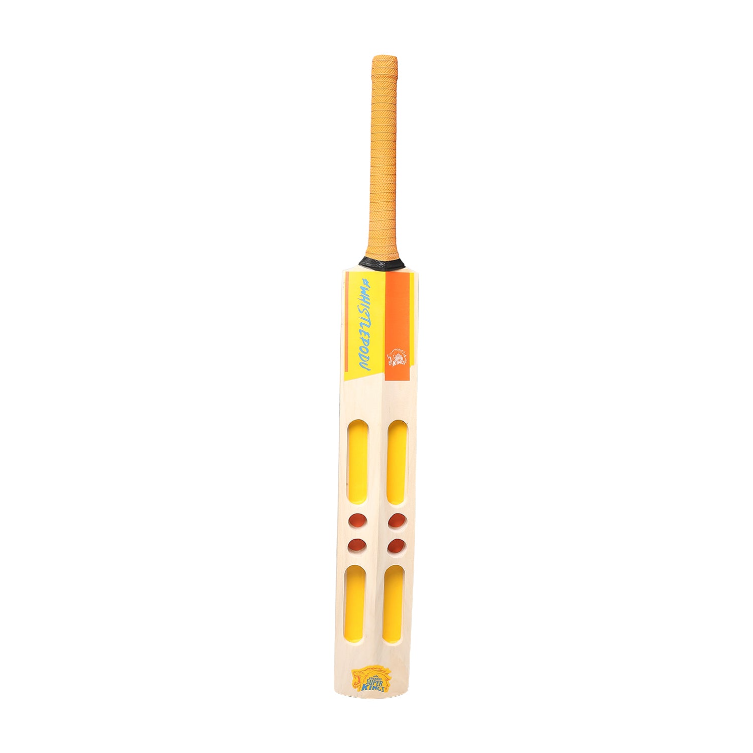 CSK Whistle Podu - Cut Frame Kashmir Willow Tennis Bat Main image