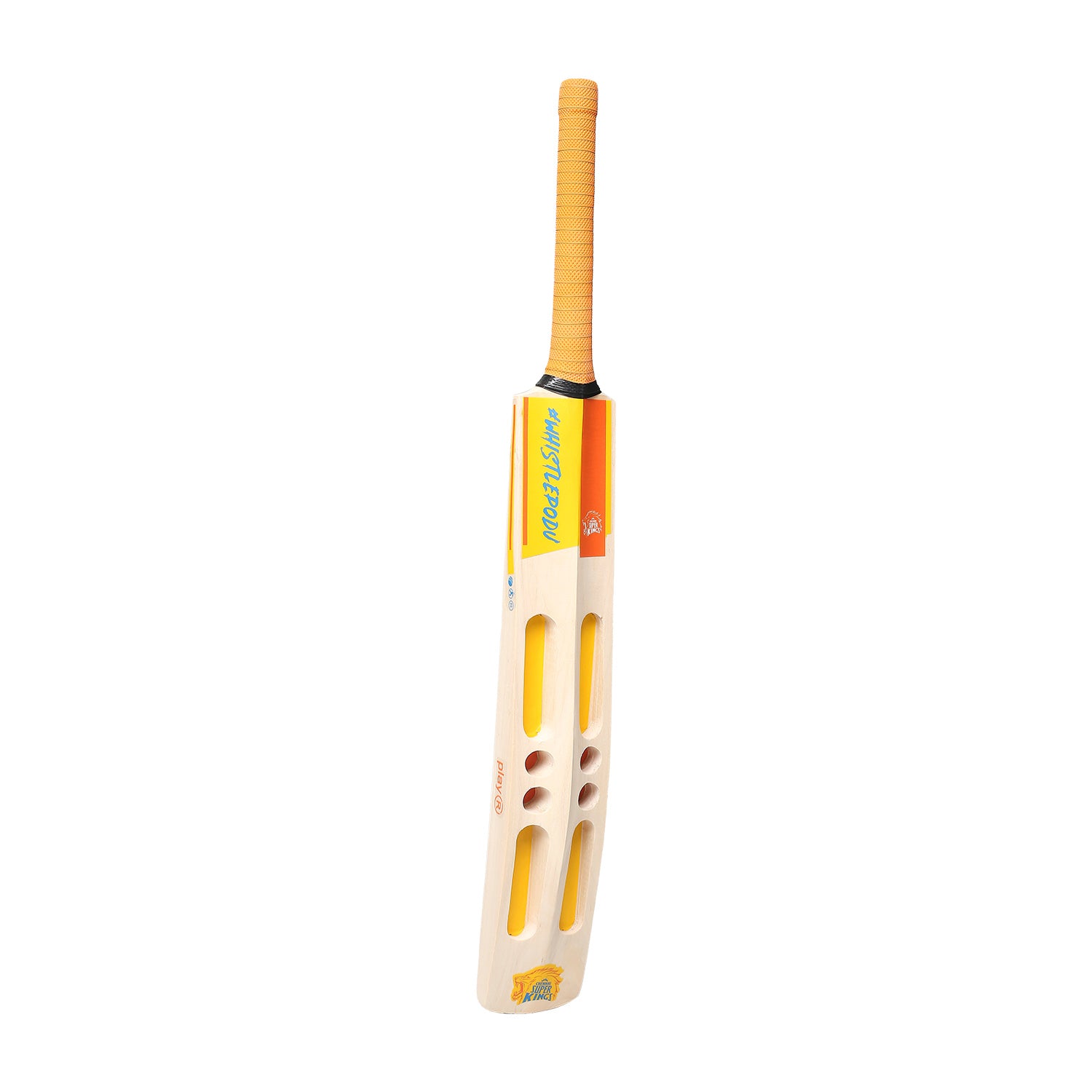 CSK Whistle Podu - Cut Frame Kashmir Willow Tennis Bat