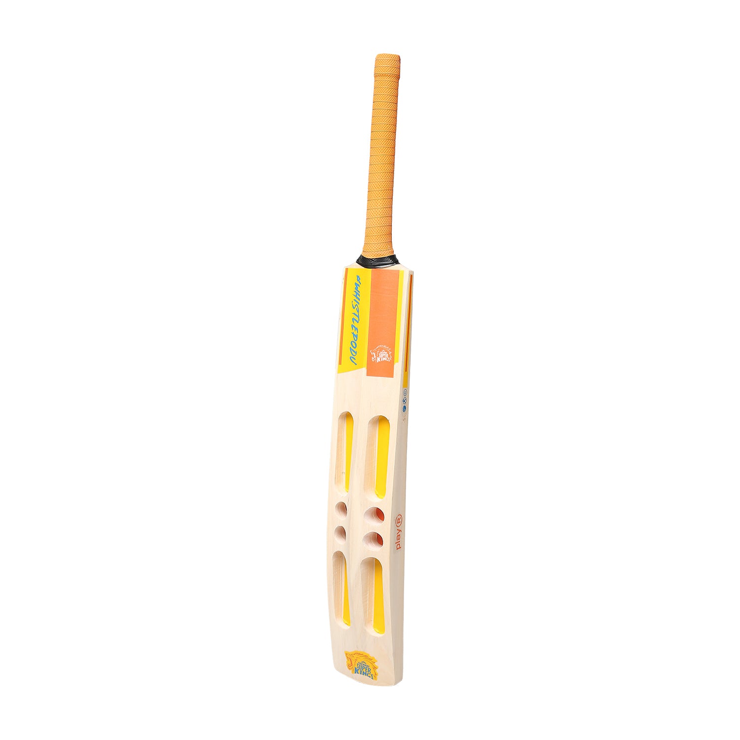 CSK Whistle Podu - Cut Frame Kashmir Willow Tennis Bat