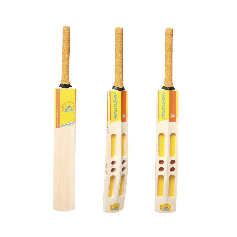 CSK Whistle Podu - Cut Frame Kashmir Willow Tennis Bat