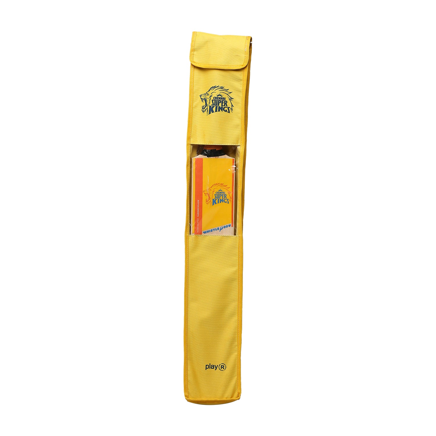 CSK Whistle Podu - Cut Frame Kashmir Willow Tennis Bat