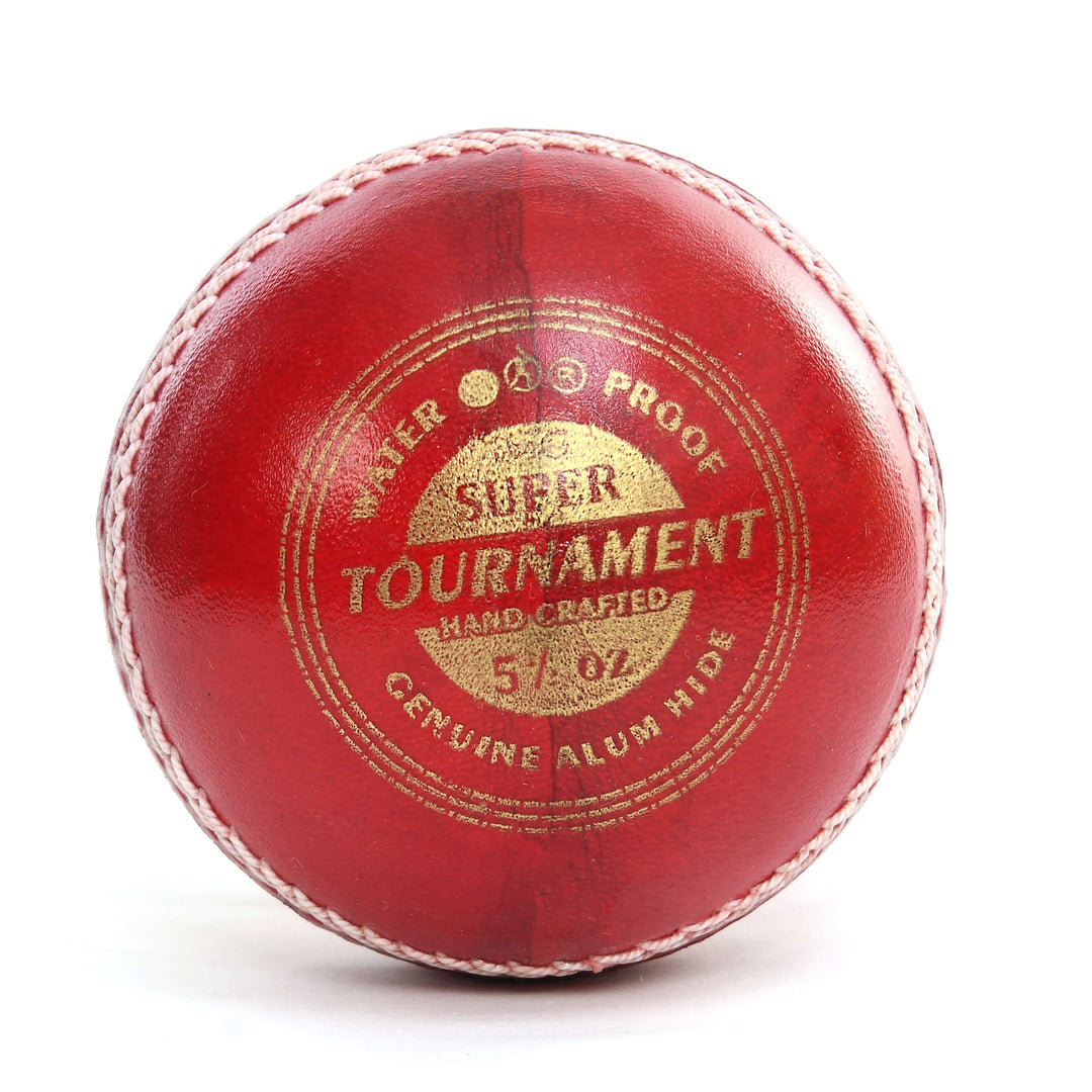 Super Tournament Leather Ball (Pack of 2) - Red