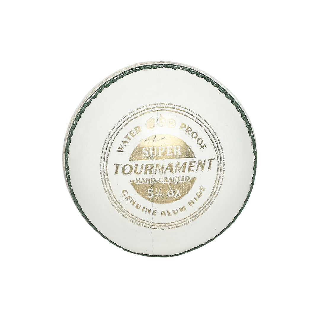 Super Tournament Leather Ball (Pack of 6) - White