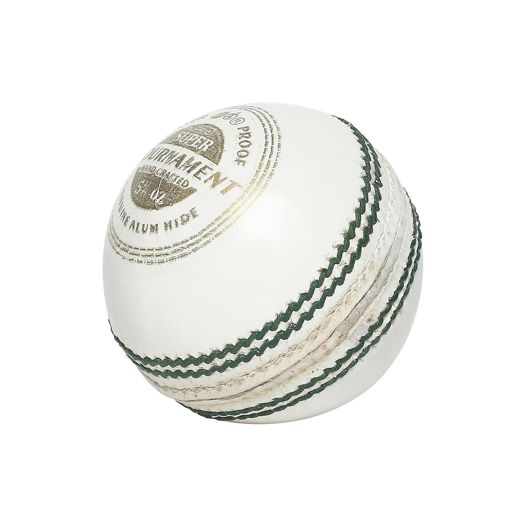 Super Tournament Leather Ball (Pack of 6) - White