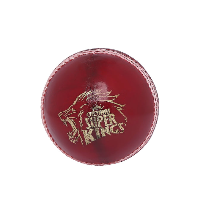 CSK Tournament Leather Ball - Red (Pack of 2)