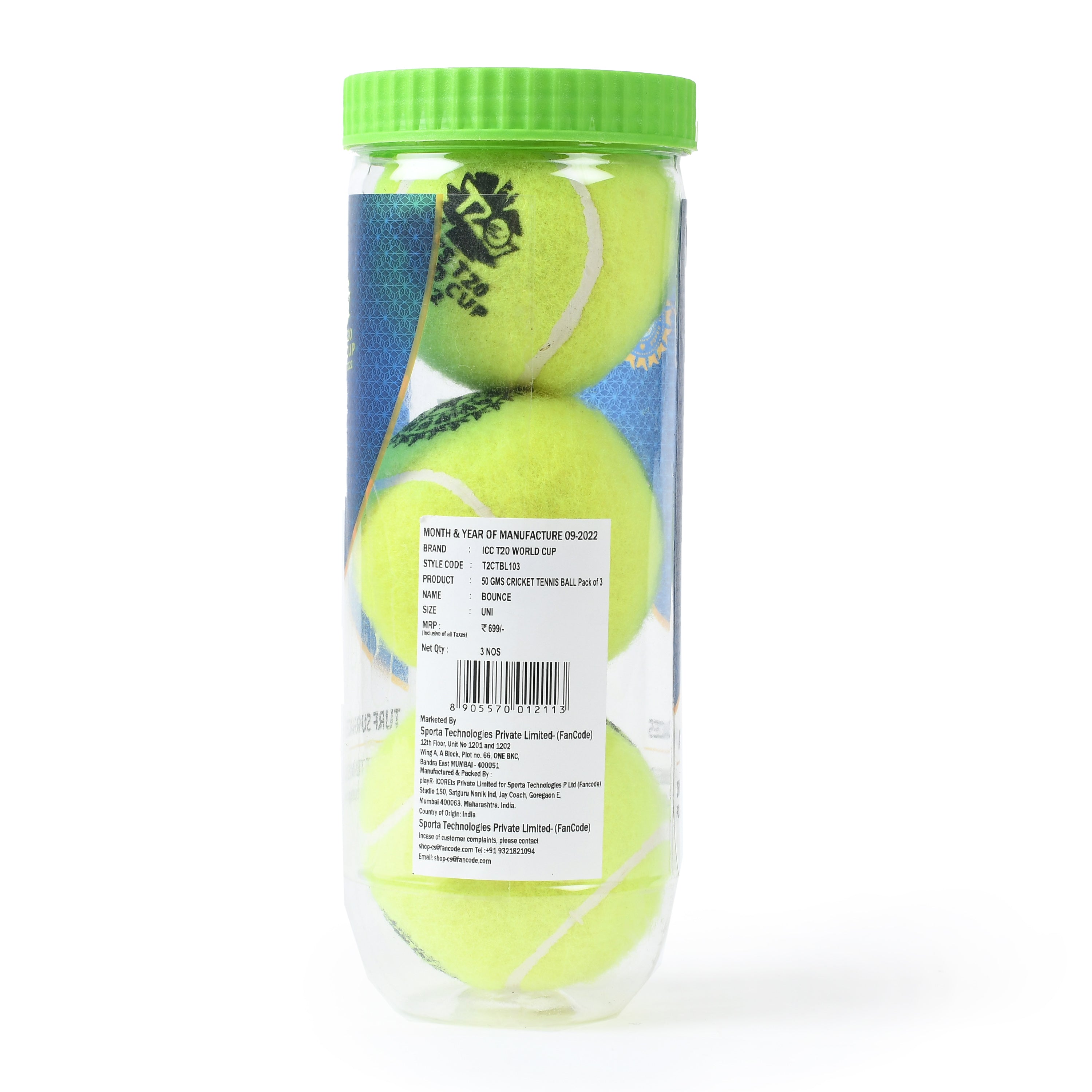 Bounce Turf Balls (50 Gms) (Pack of 3)