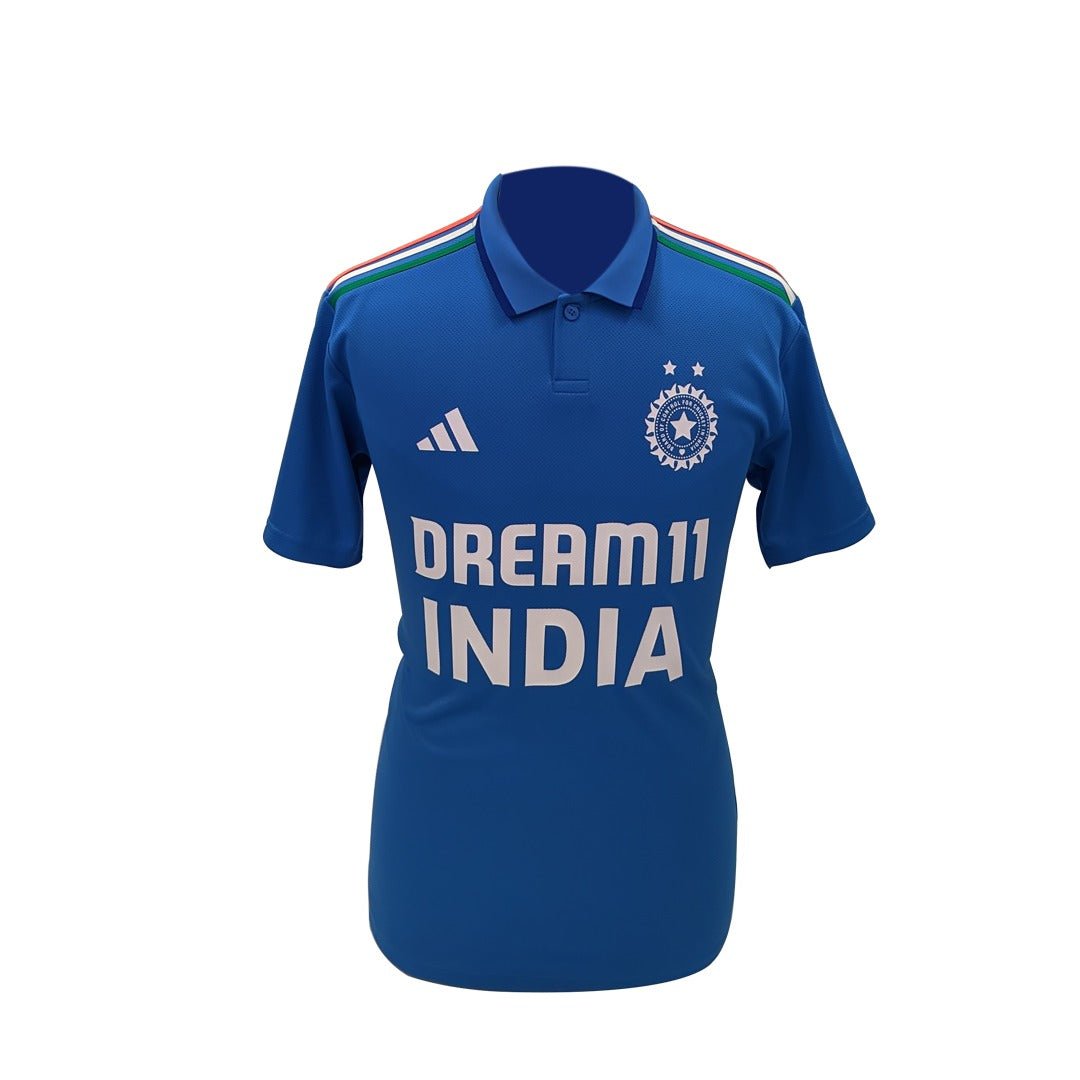 adidas Cricket MENS ODI Fan Jersey True Blue Champions Trophy 2025 Secondary image