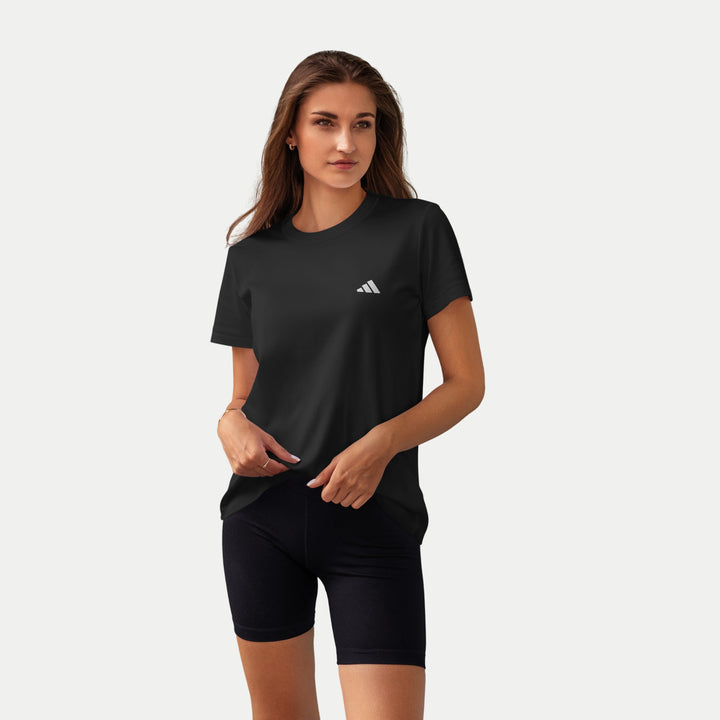 Adidas Female Adult Lifestyle Regular fit T-Shirt Polyester for All Season - T-Shirt - KA7723 - S