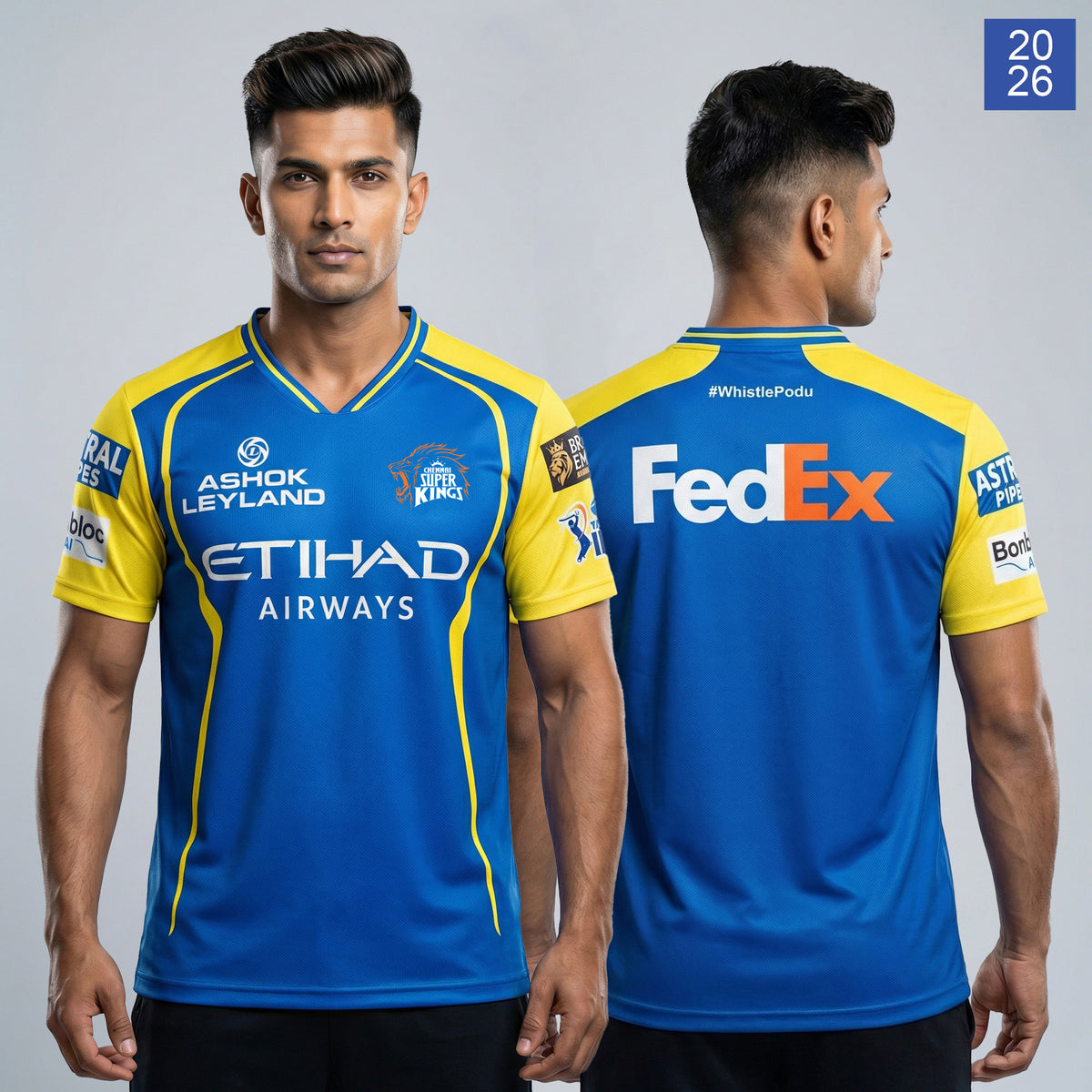 playR x Chennai Super Kings Training Jersey 2026 - IPL Edition, Adult ...